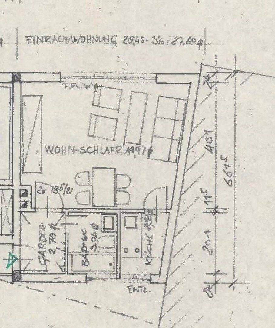 Voll möbliertes, renoviertes Studio-Apartment in Frankfurt-Sachsenhausen