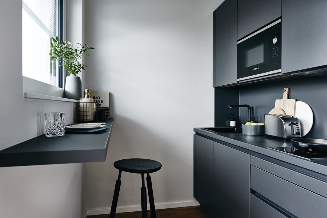 Voll möbliertes Luxus-Studio-Apartment am Park am Gleisdreieck