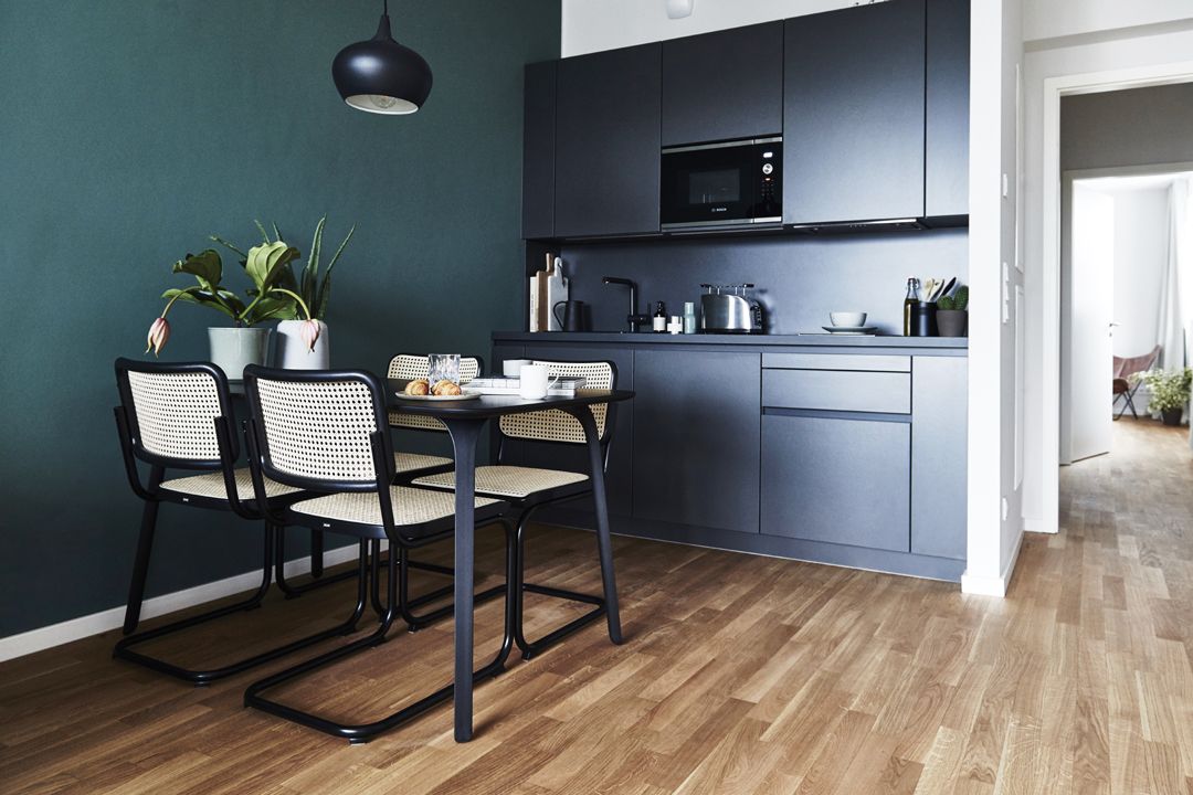 Voll möbliertes Luxus-Studio-Apartment am Park am Gleisdreieck