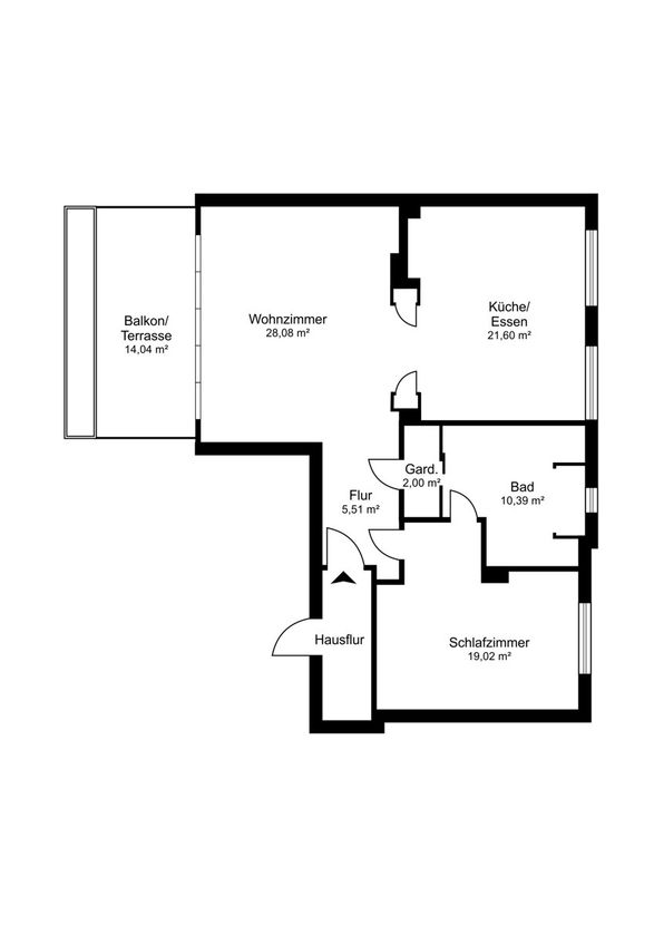 Vollmöblierte 2 Zi.-Penthouse in zentraler Lage!
