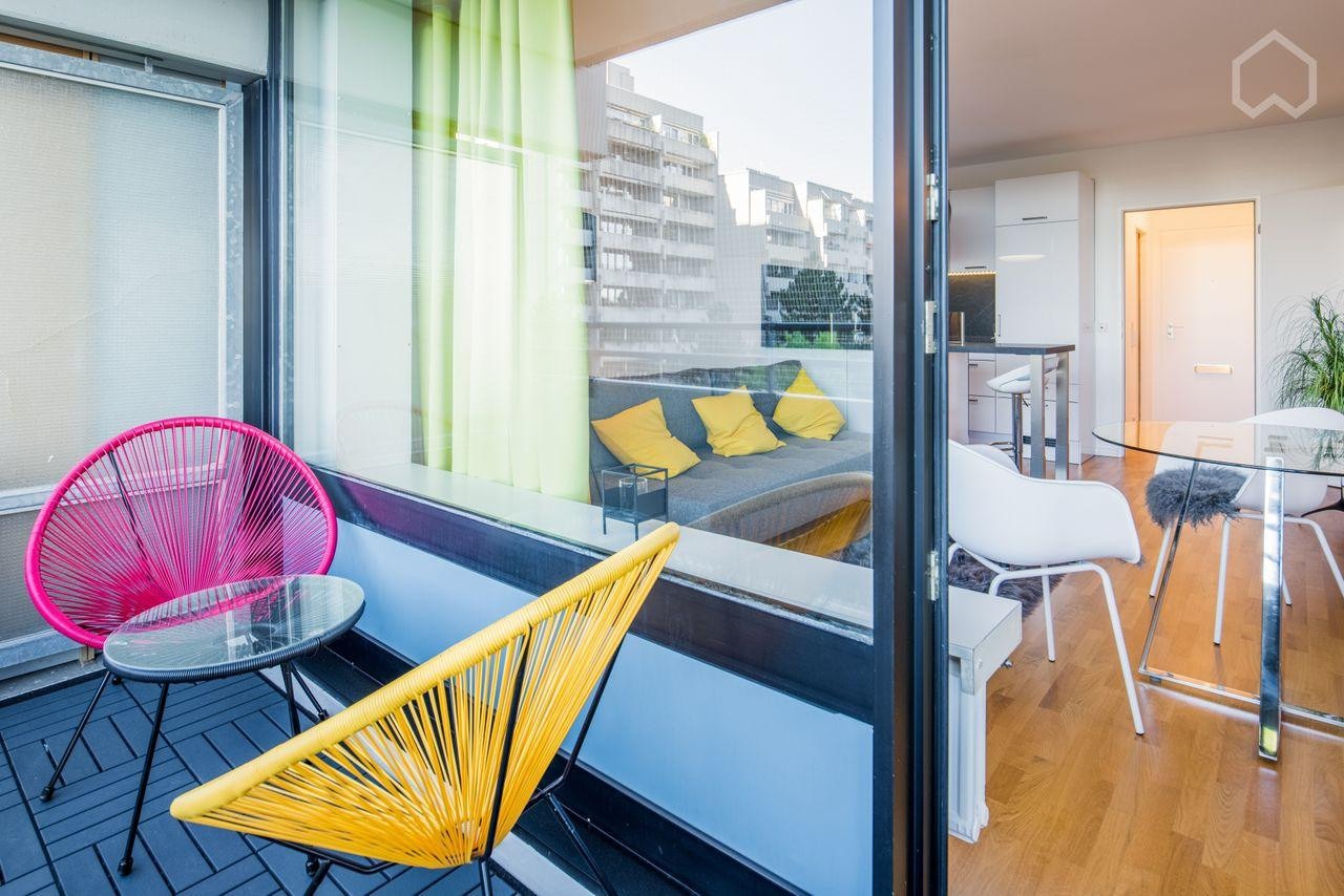 Stilvolles 1-Zimmer-Apartment mit West-Balkon