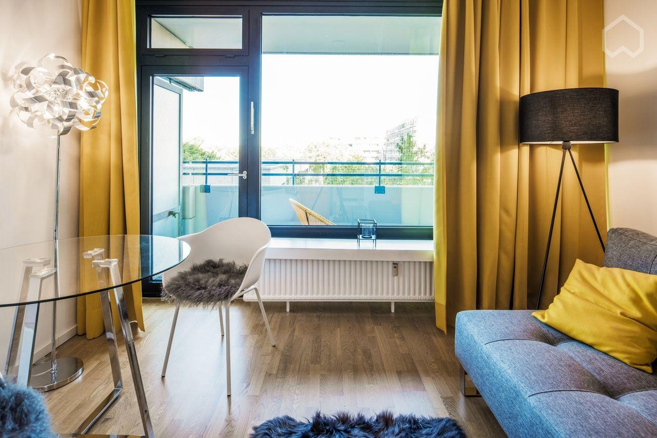 Stilvolles 1-Zimmer-Apartment mit West-Balkon